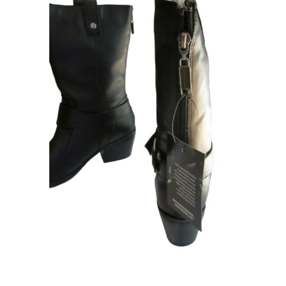New in Box, Woman's, Milwaukee Motorycle Delaney Leather Boots in Size 9.5M - Picture 4 of 5